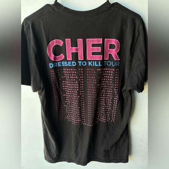 Cher Dressed To Kill Tour Shirt - Picture 2 of 2